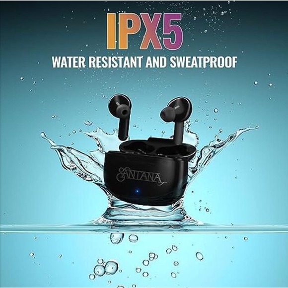 BLUETOOTH EARBUDS BY CARLOS SANTANA "MAMBO" TRUE WIRELESS WITH CHARGING CASE - Picture 5 of 7